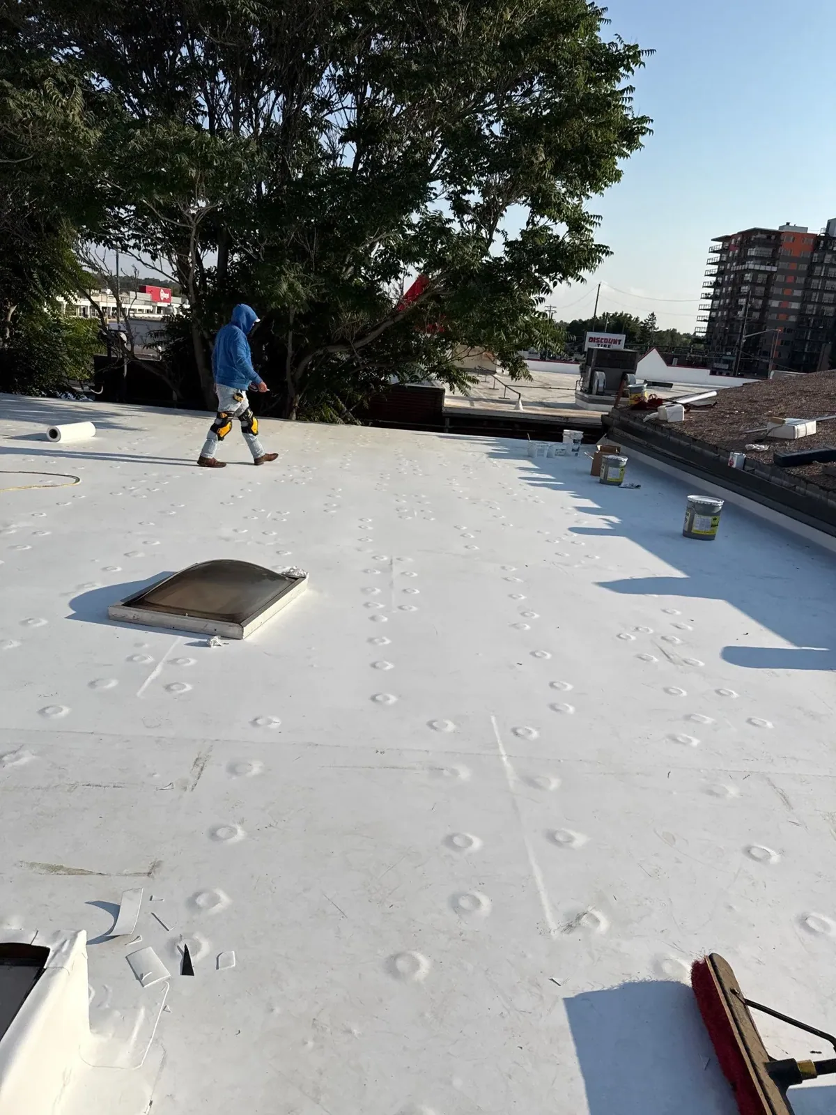 Commercial Roof Seam Repair in Glendale