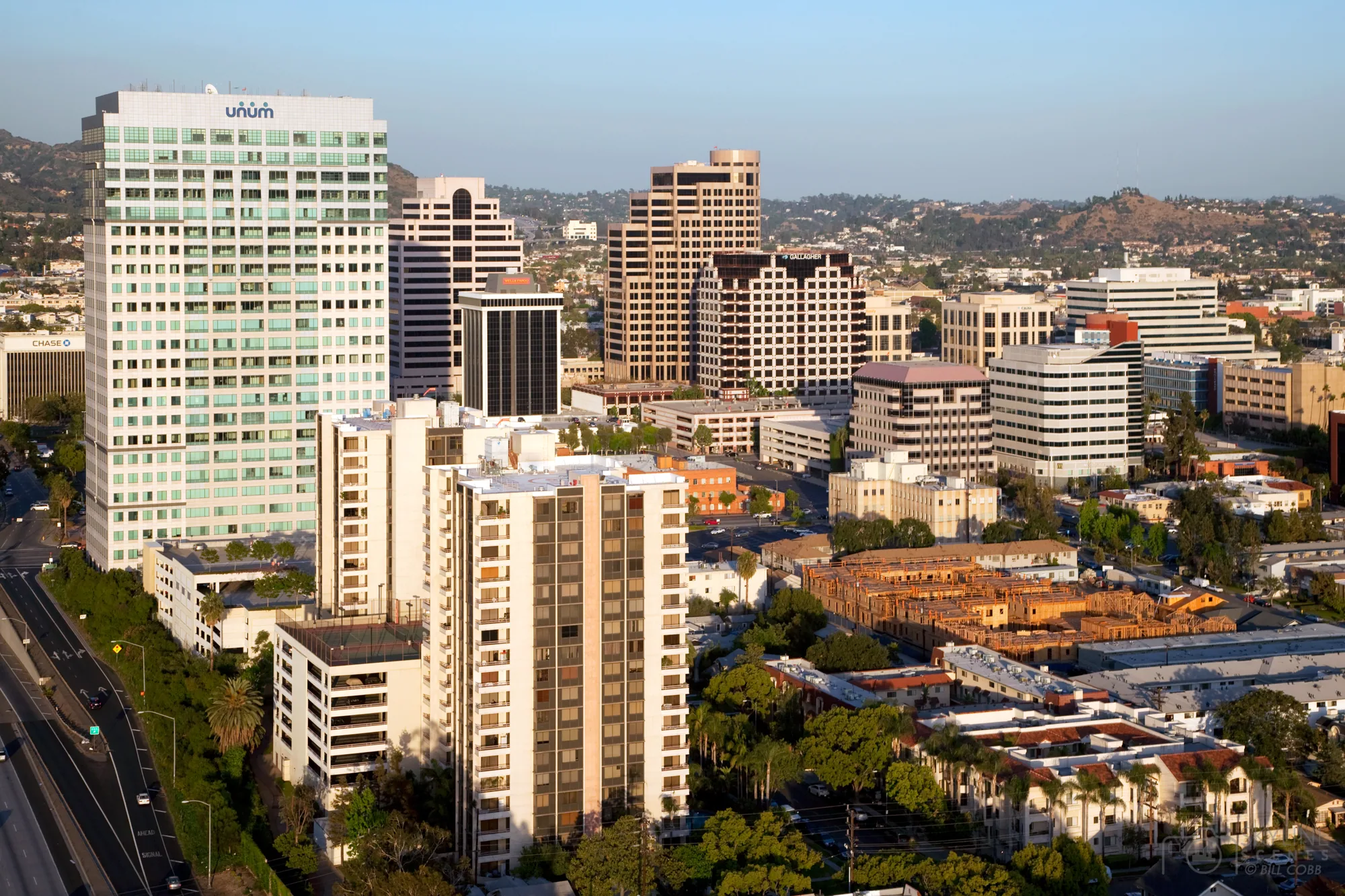 Commercial buildings in Downtown Glendale, CA